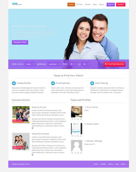 Open Source Matrimonial script - Matrimonial Readymade Software - Wedding Directory Script