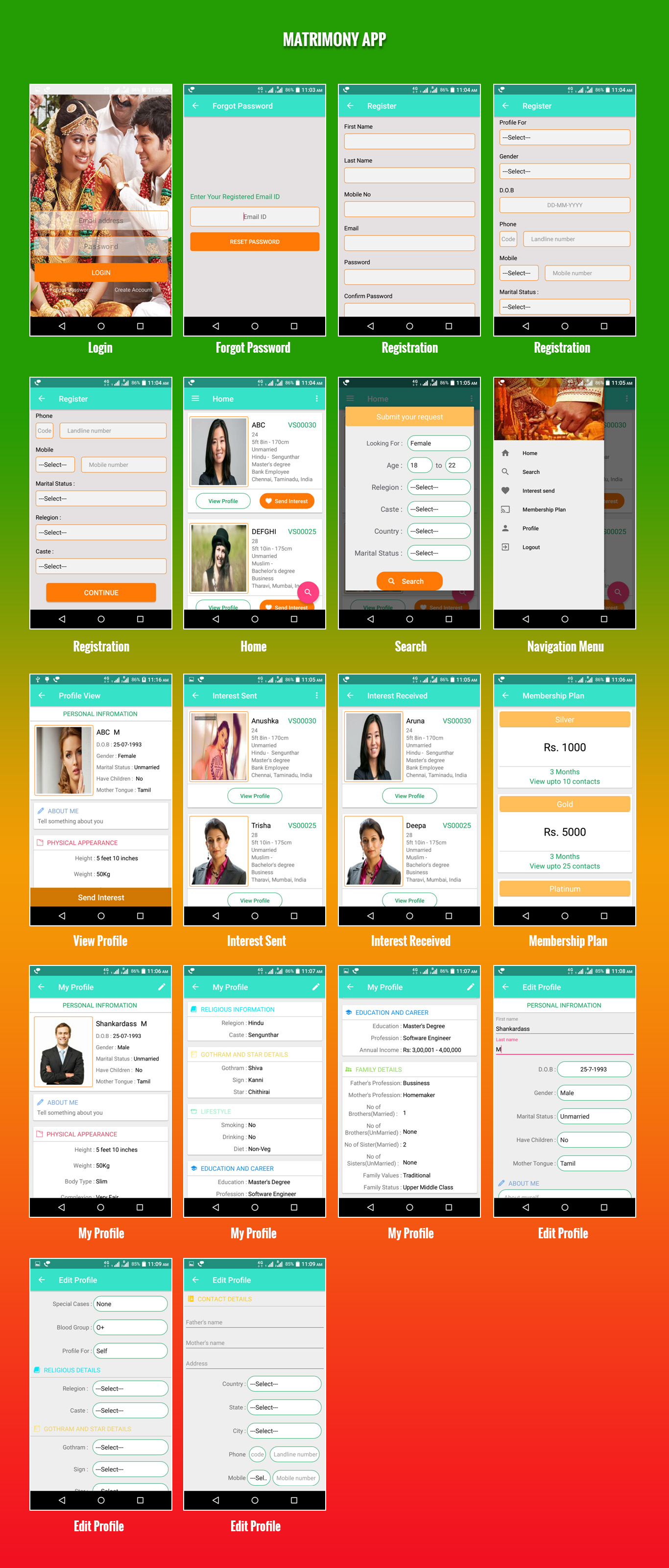 Multireligion Responsive Matrimonial App, Readymade Matchmaking App, Open Source PHP Matrimonial App,