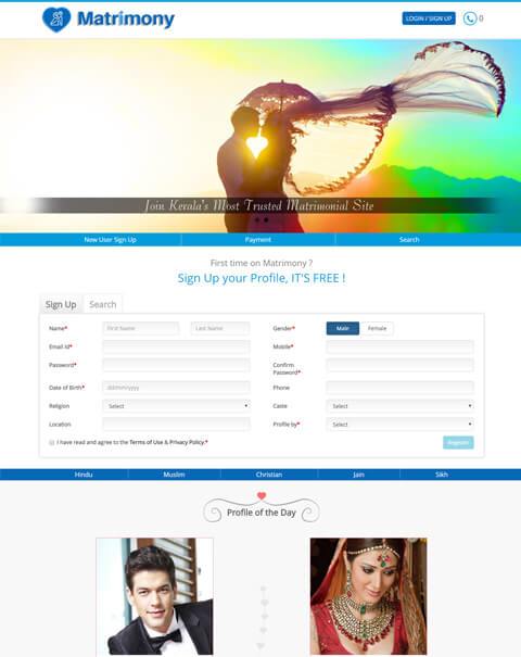 Open Source Matrimonial script - Matrimonial Readymade Software - Wedding Directory Script