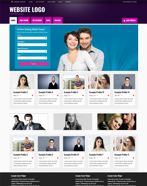 Dating Website Script, Dating Software, WordPress Wedding Themes, PHP Dating Script